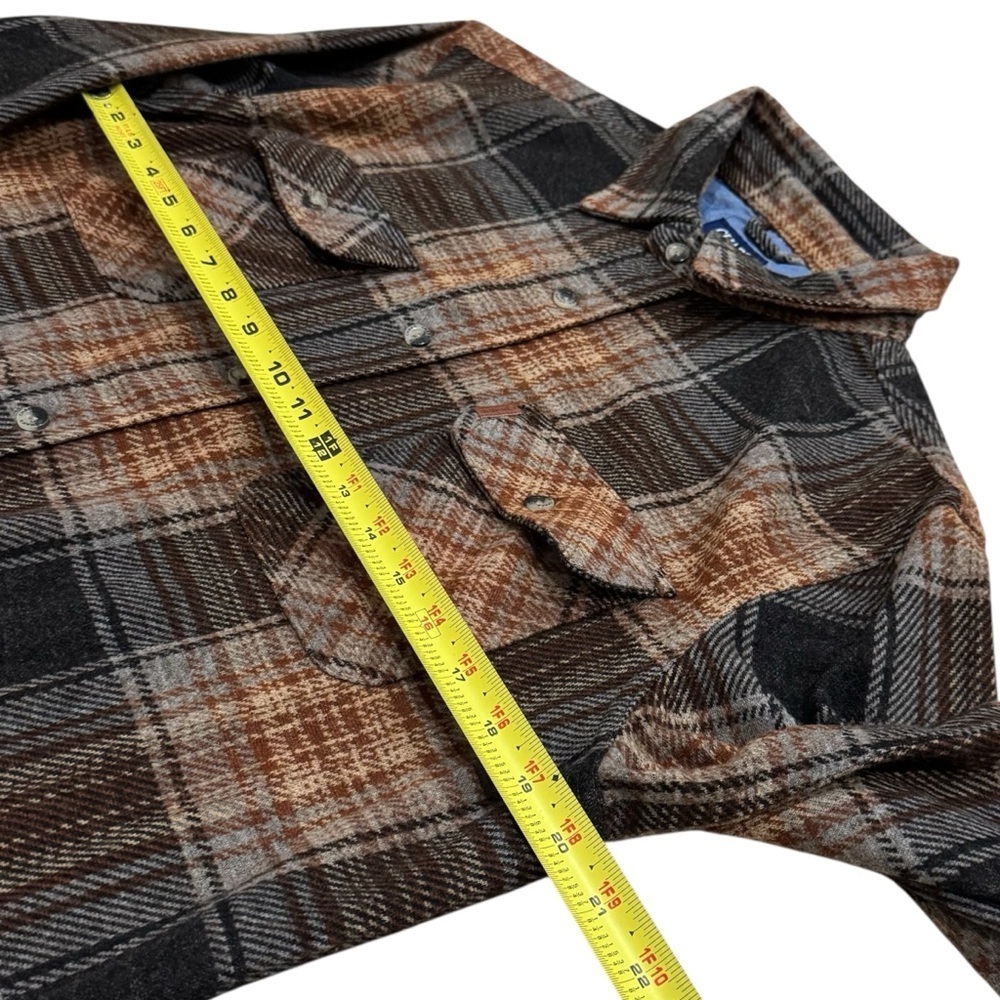 Chaps Plaid Buttonup Comfort Outdoors Camping‎ Lumberjack Flannel Men's Size M - Picture 7 of 8